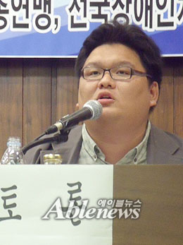 노금호 대구장애인자립생활센터 소장. ⓒ에이블뉴스